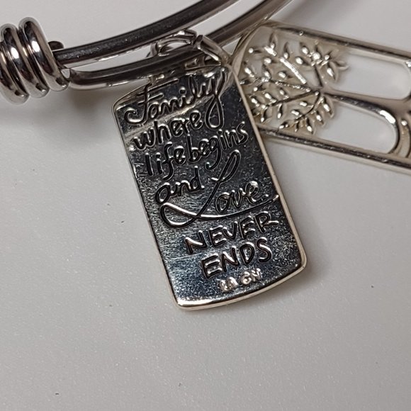 Love This Life Silver Tone Charm Bracelet - Picture 7 of 10